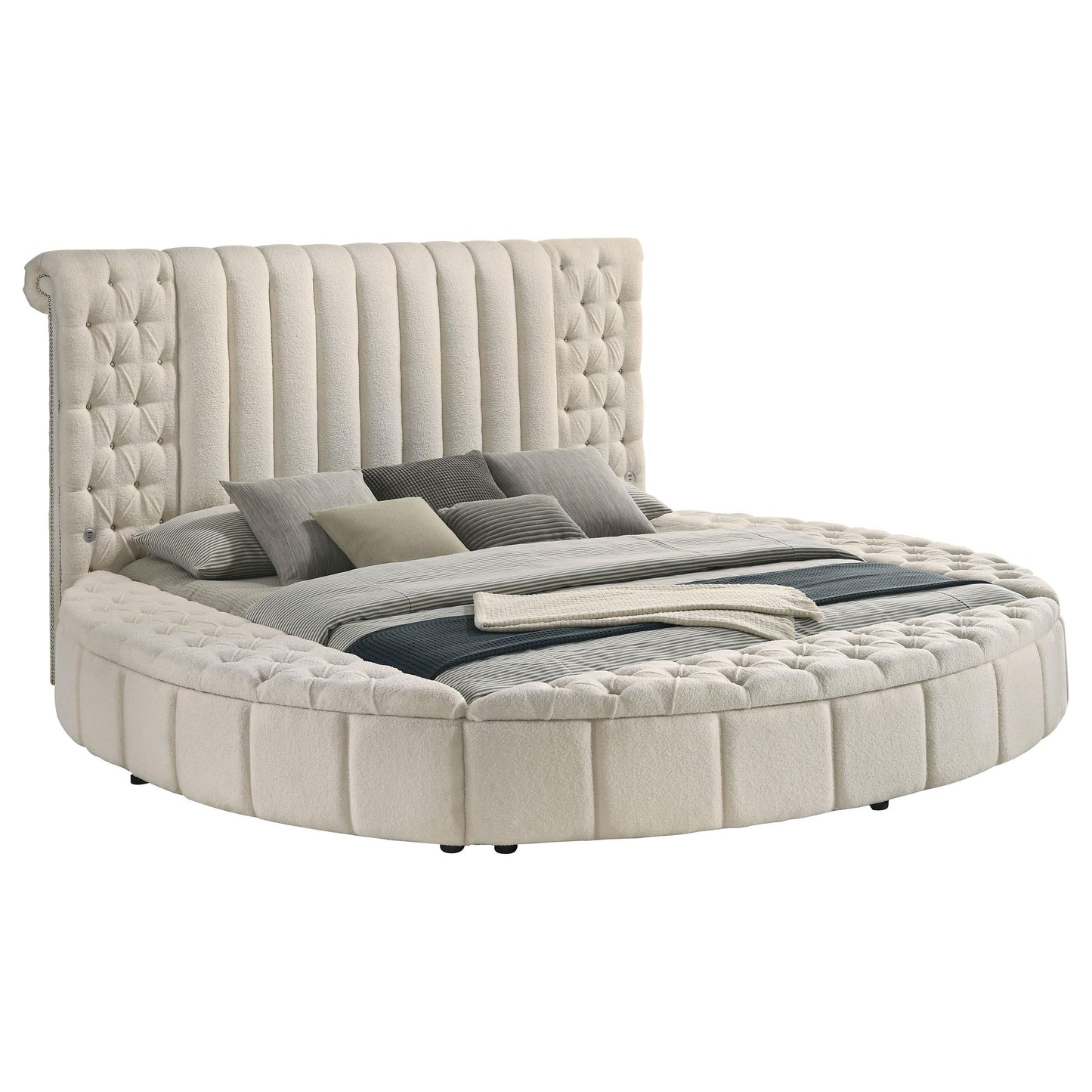 Sonya Bed in Ivory