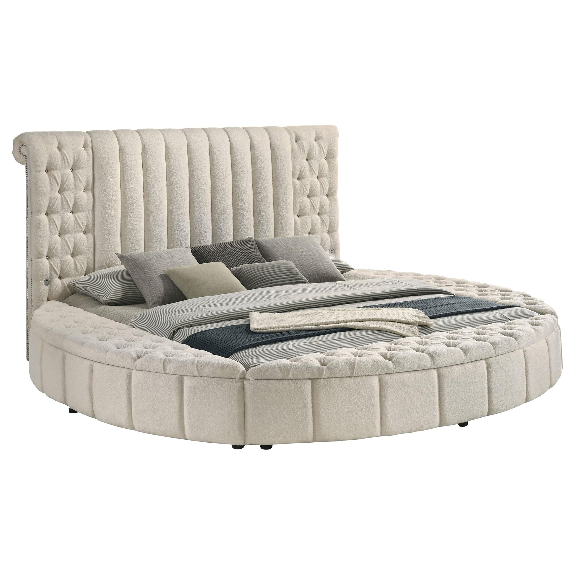 Sonya Bed in Ivory