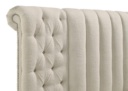 Sonya Bed in Ivory