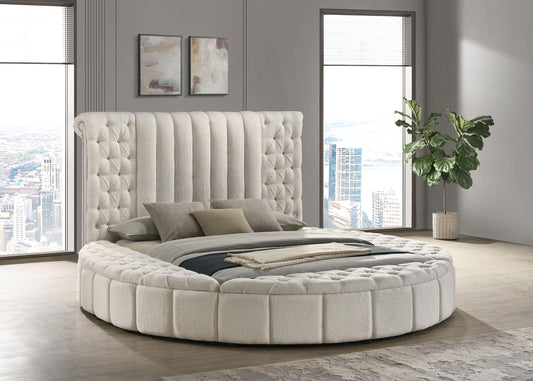 Sonya Bed in Ivory