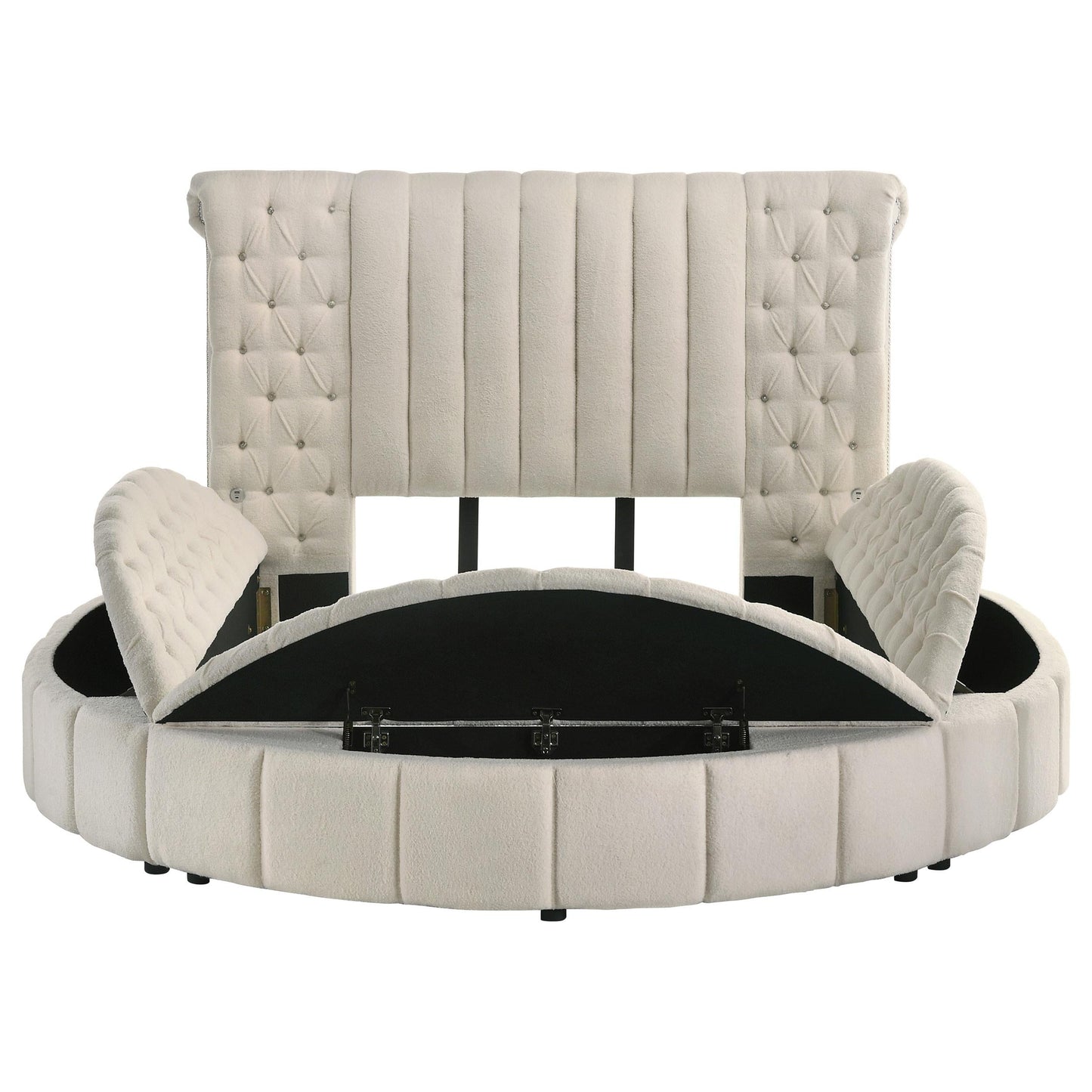 Sonya Bed in Ivory