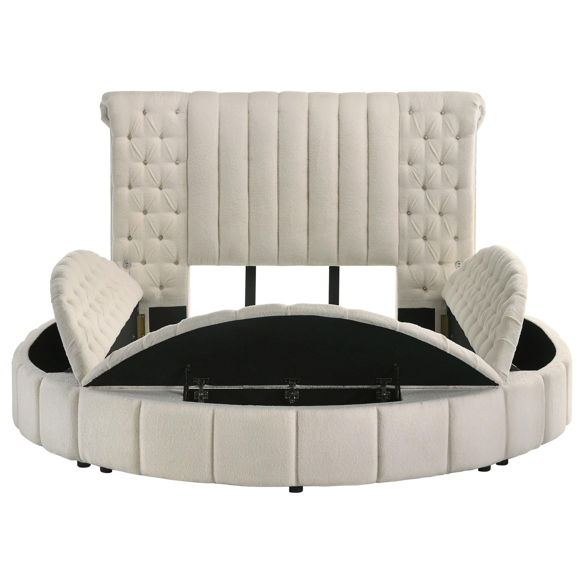 Sonya Bed in Ivory