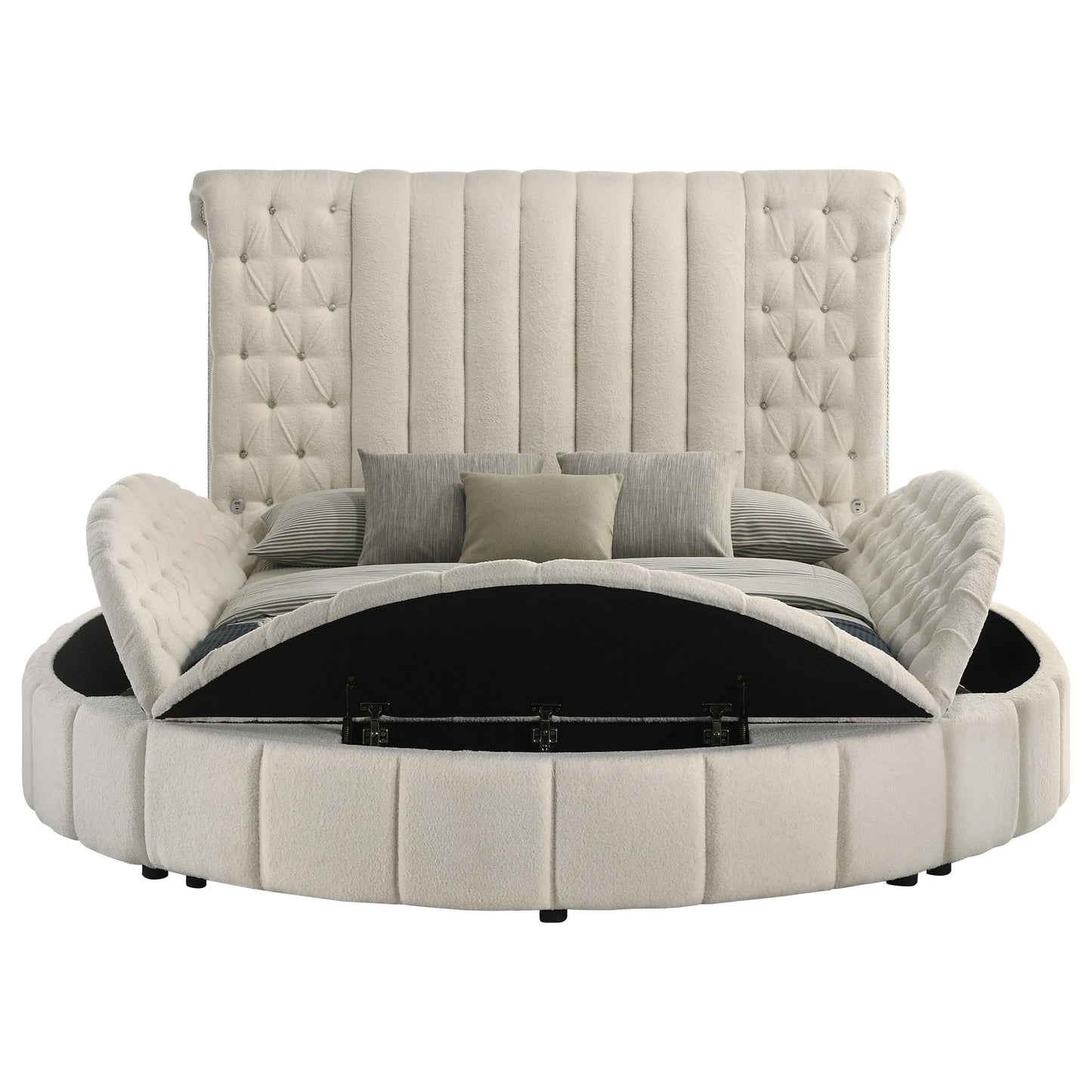 Sonya Bed in Ivory