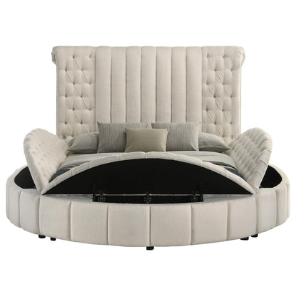 Sonya Bed in Ivory