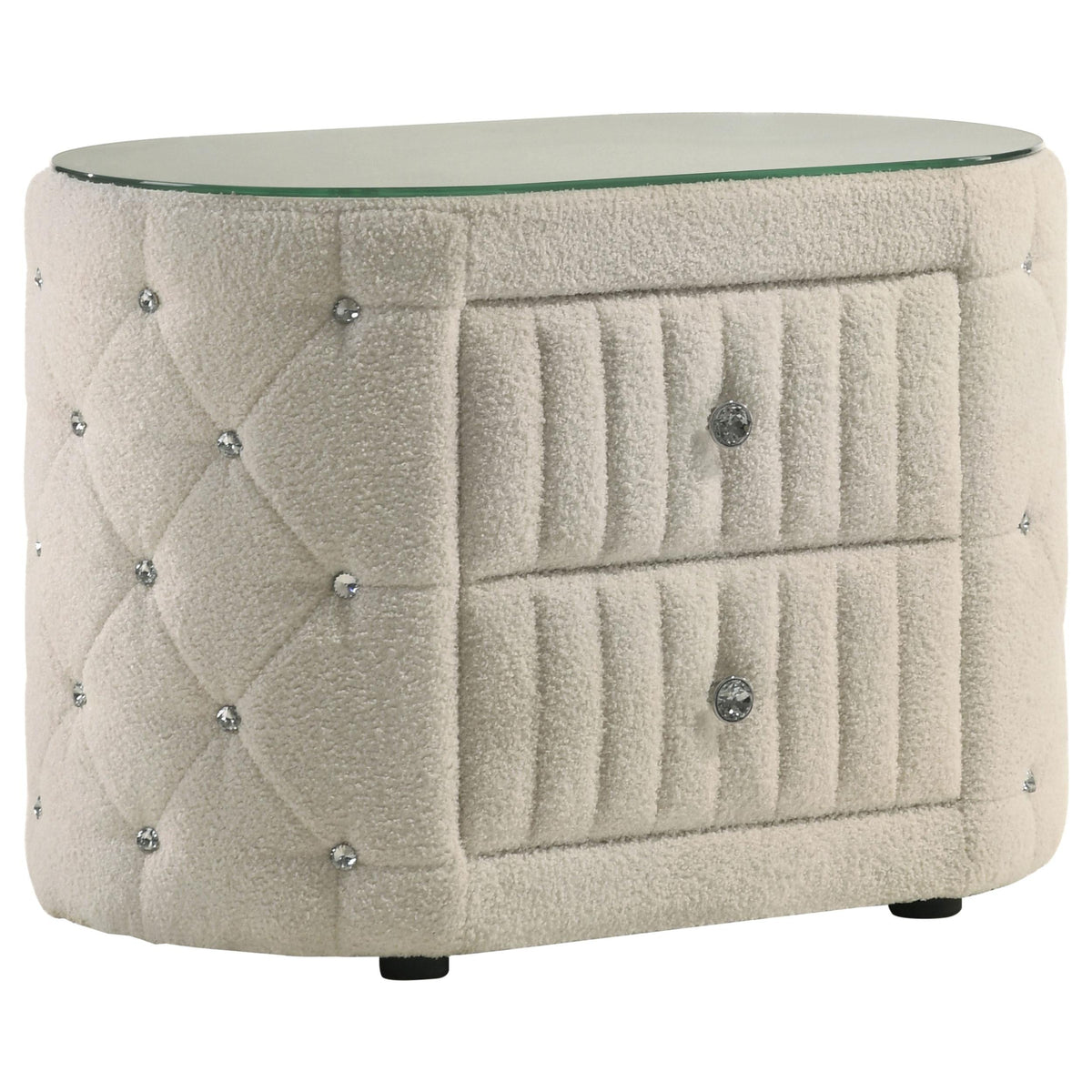 Sonya Nightstand in Ivory - Coaster Furniture