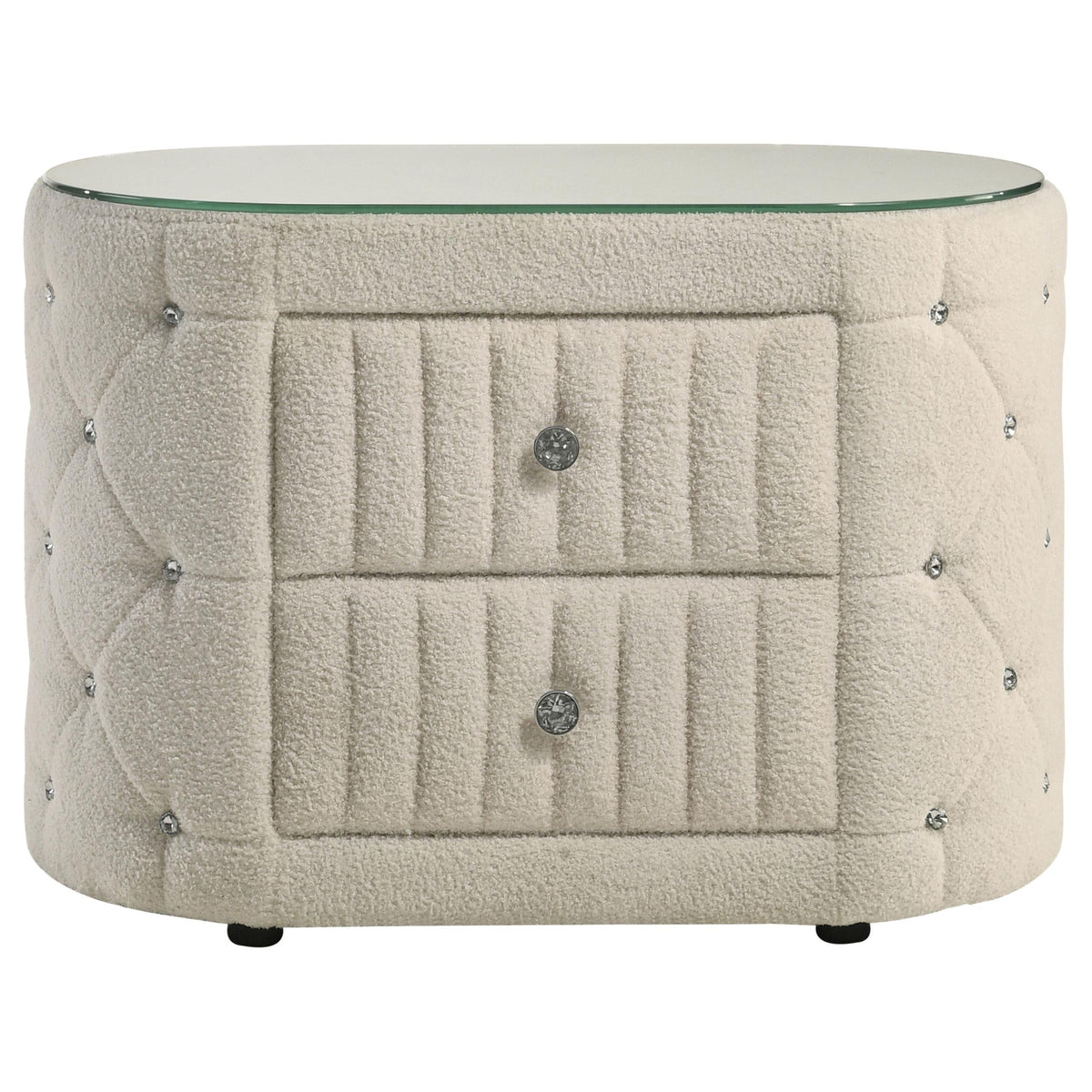 Sonya Nightstand in Ivory - Coaster Furniture