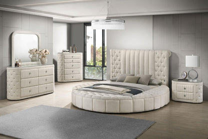 Sonya Dresser Mirror in Ivory - Coaster Furniture