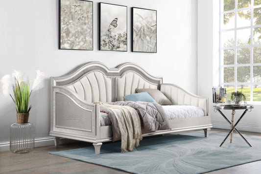 Evangeline Twin Daybed in Silver Oak - Coaster Furniture