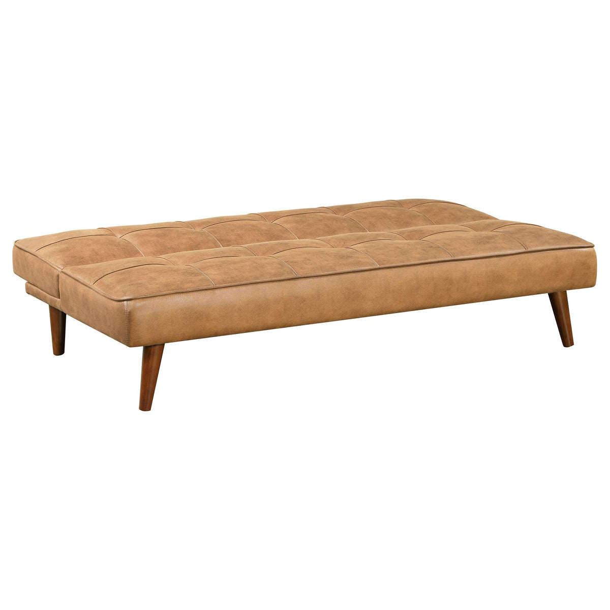 Jenson Sofa Bed in Saddle Brown - Coaster Furniture