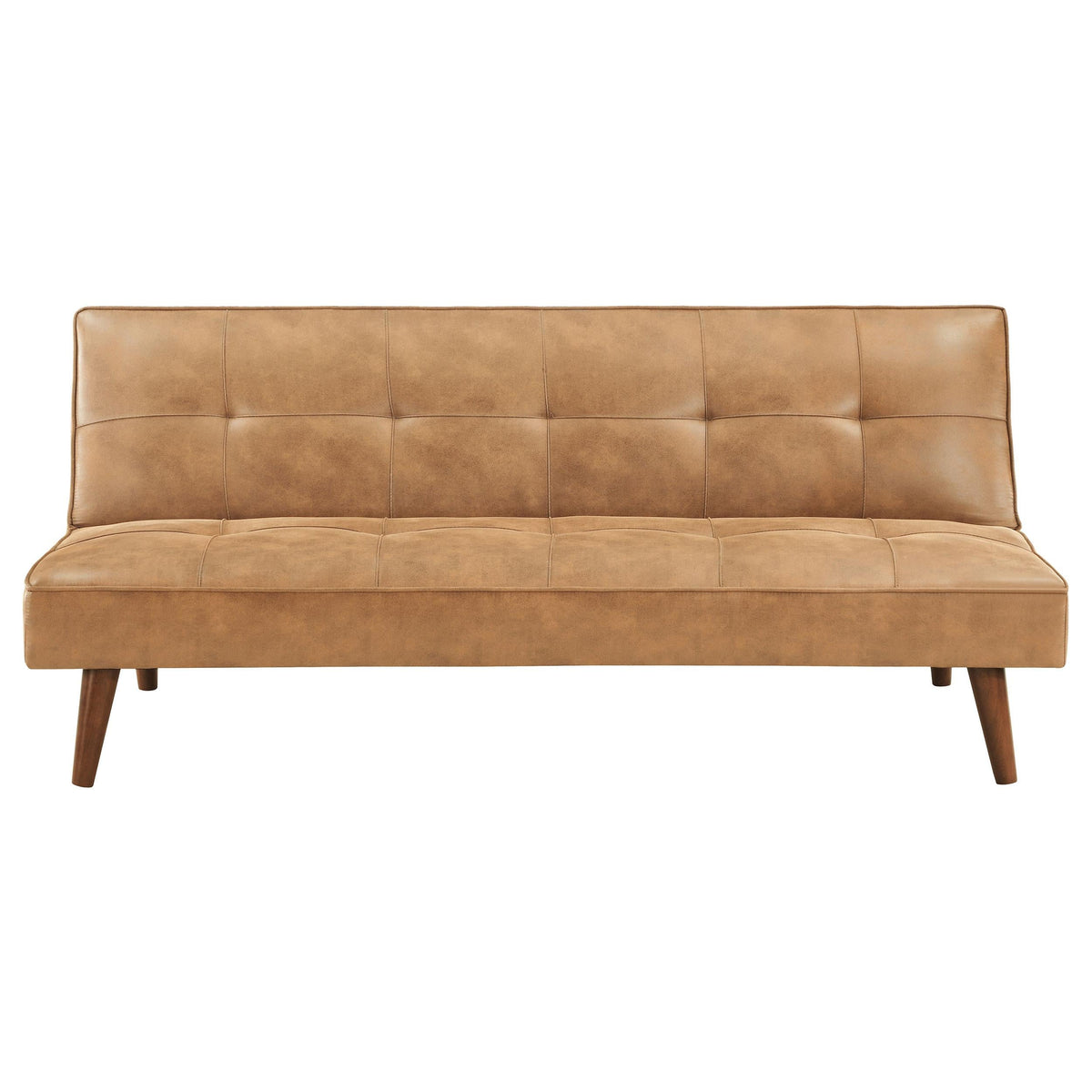Jenson Sofa Bed in Saddle Brown - Coaster Furniture