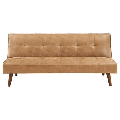 Jenson Sofa Bed in Saddle Brown - Coaster Furniture