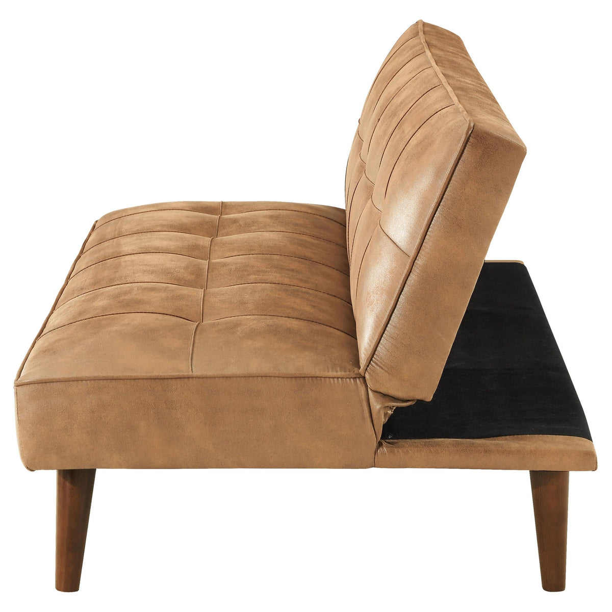 Jenson Sofa Bed in Saddle Brown - Coaster Furniture