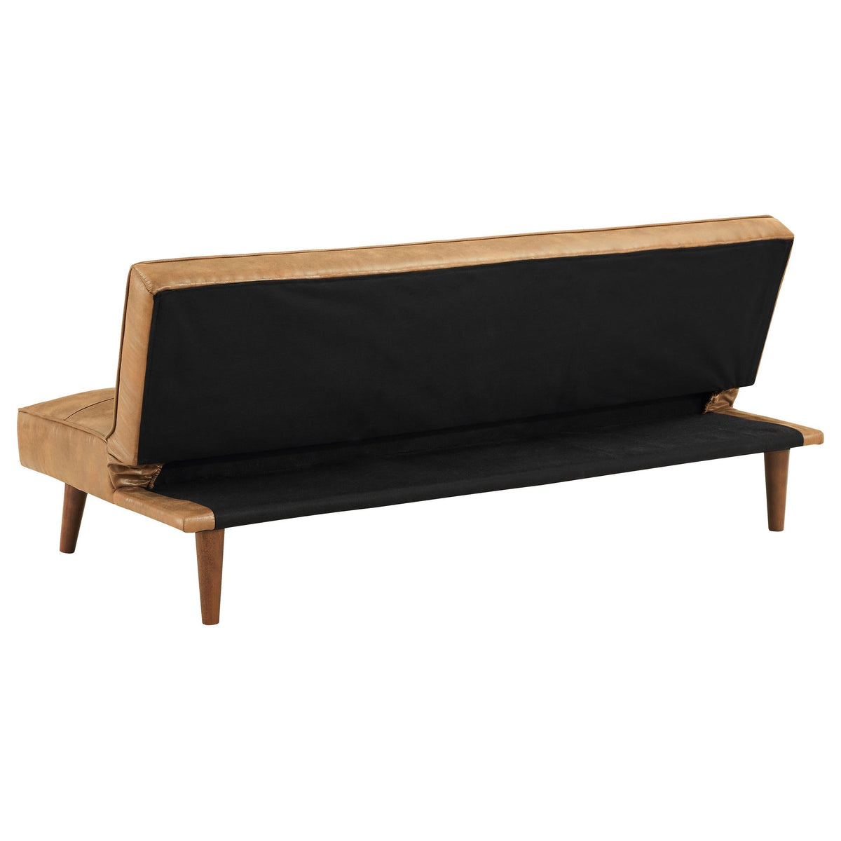 Jenson Sofa Bed in Saddle Brown - Coaster Furniture