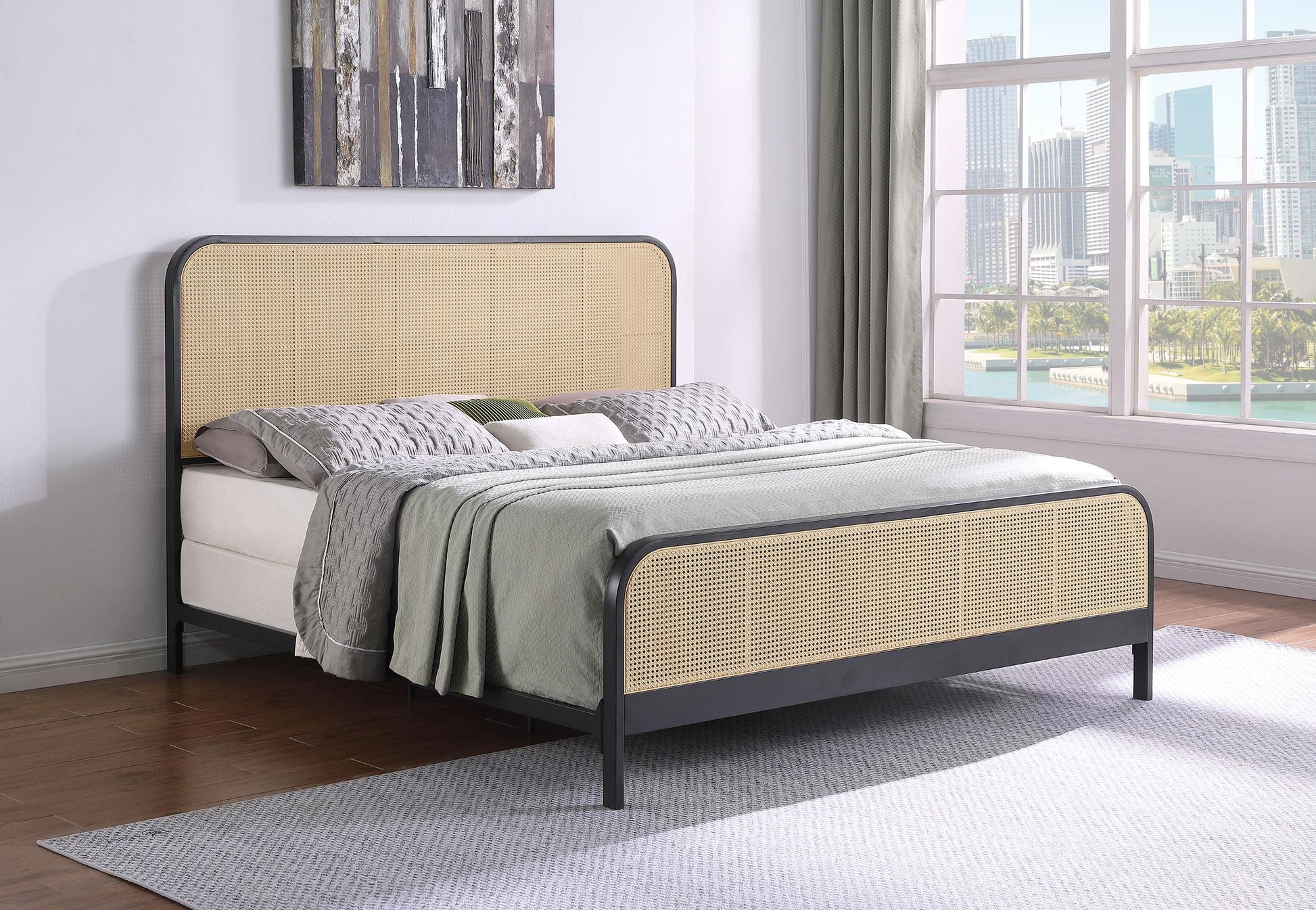 Lanewood E King Bed - Natural