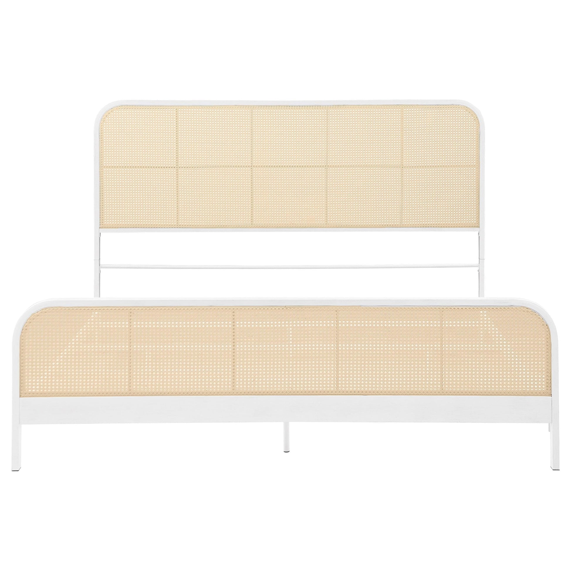 Lanewood E King Bed - White
