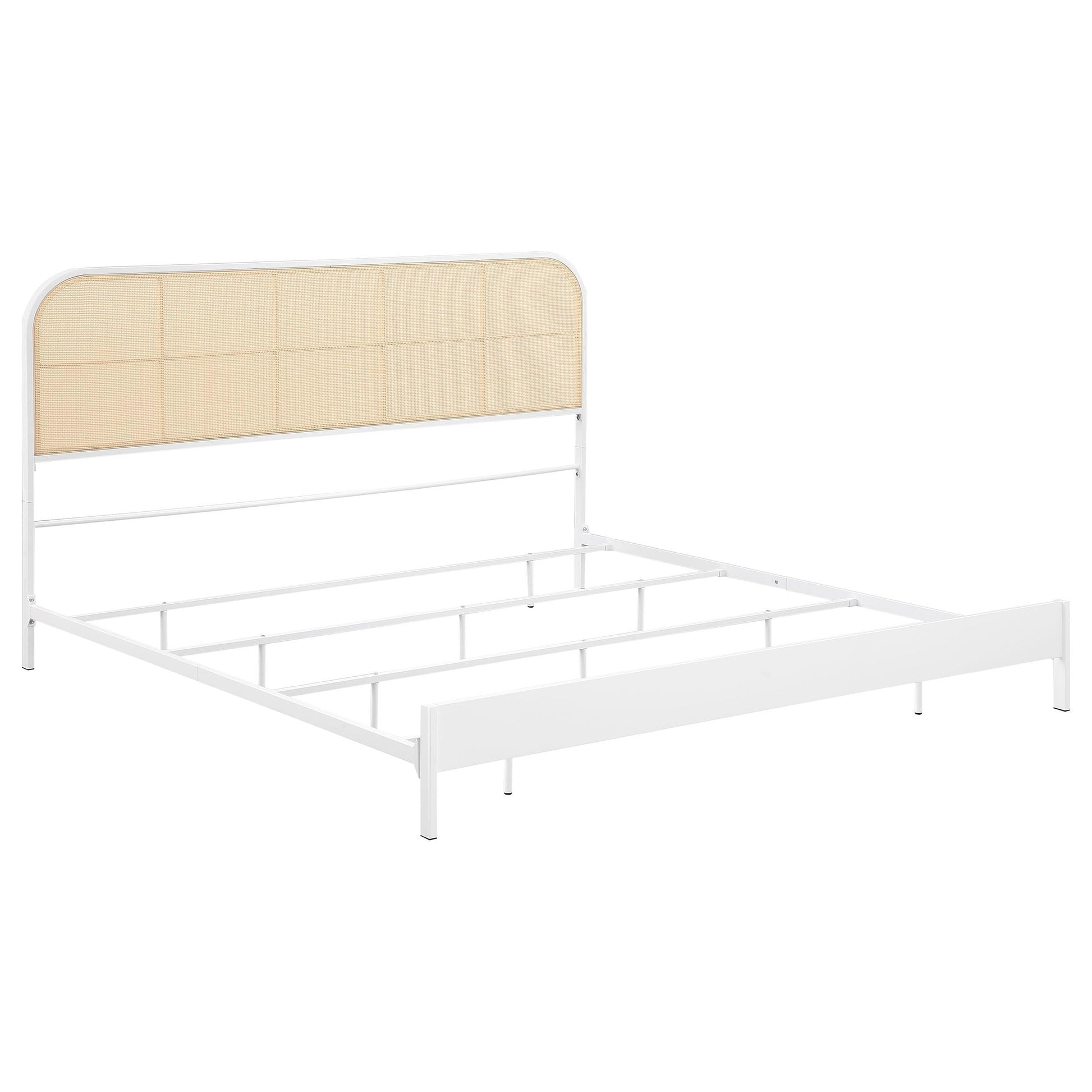 Amherst E King Bed - White