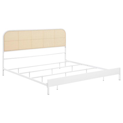 Amherst E King Bed - White