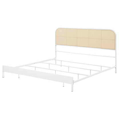 Amherst E King Bed - White