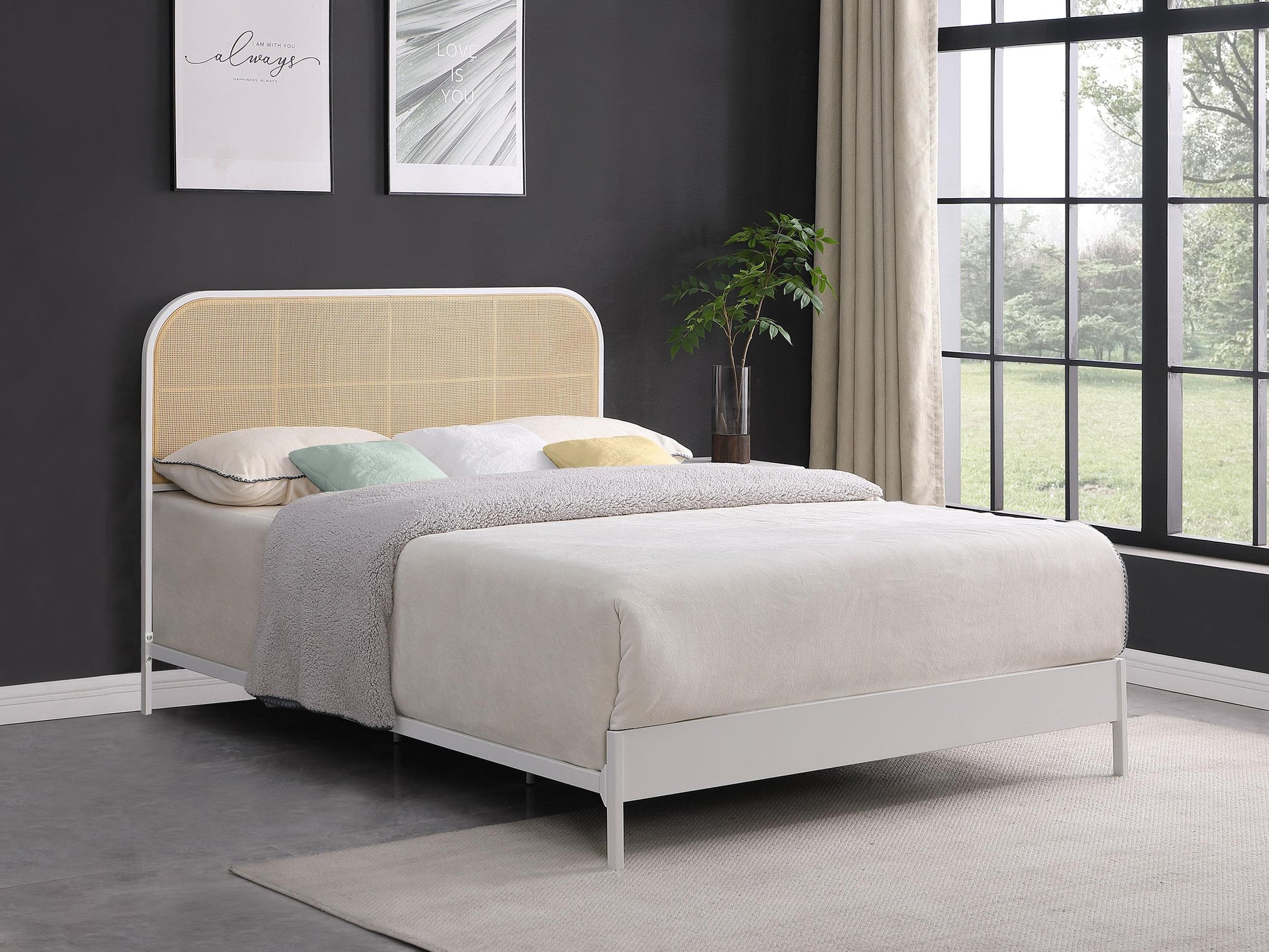 Amherst Queen Bed - White