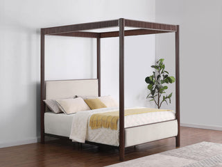 Zimmerlee Bed in Rust Brown
