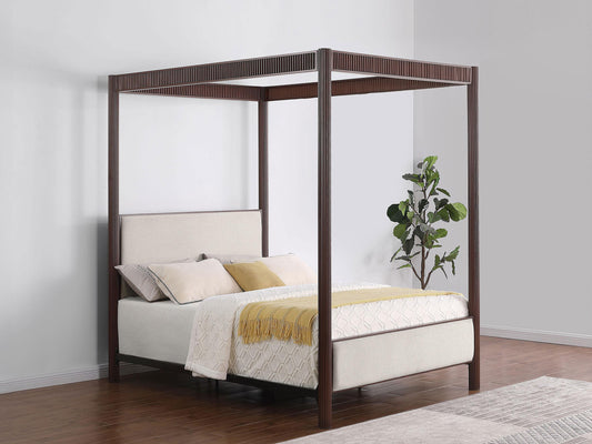 Zimmerlee Bed in Rust Brown