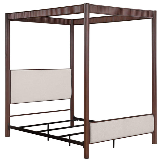 Zimmerlee Bed in Rust Brown