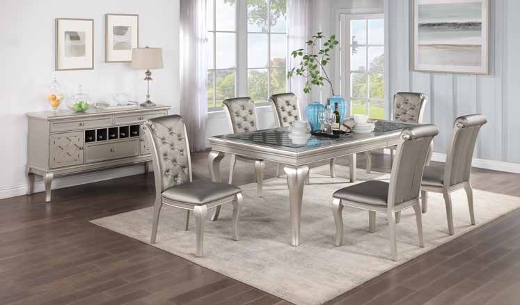D523 Champagne Dining Set