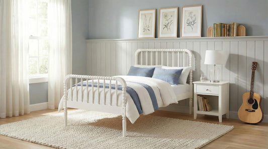 Jones Twin Bed in White - Coaster Furniture
