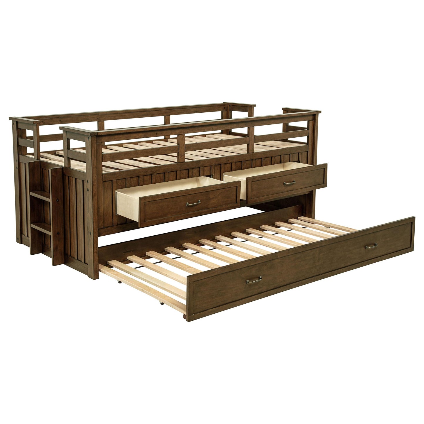 Carlsbad Twin Bed - Medium Brown