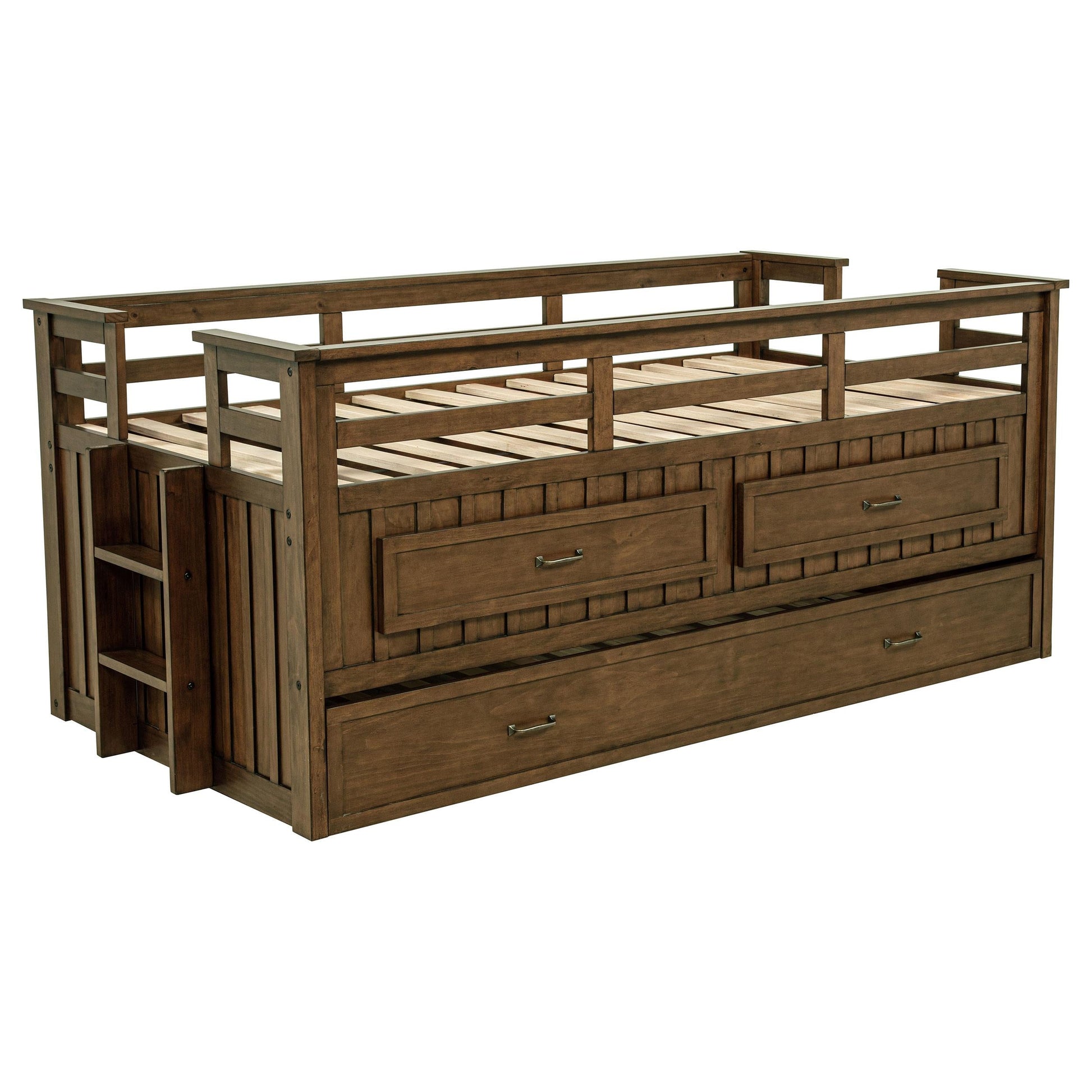 Carlsbad Twin Bed - Medium Brown