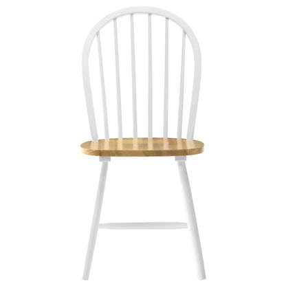 Allison 5-Piece Dining Set in White - Coaster Furniture
