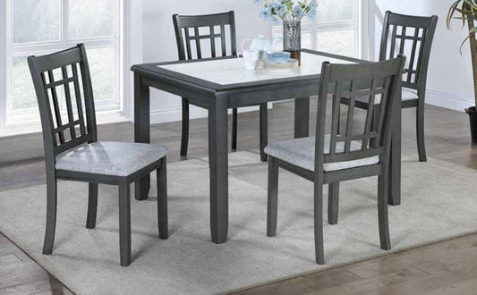 D256 5-PC Dinette Set Table & 4 Chairs Dining Set