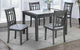 D256 5-PC Dinette Set Table & 4 Chairs Dining Set