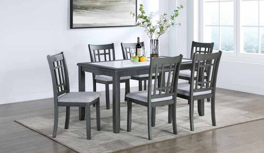 D266 7-PC Dinette Set Table & 4 Chairs Dining Set