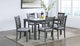 D266 7-PC Dinette Set Table & 4 Chairs Dining Set