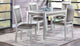 D268 5 PC Dinette Set Table & 4 Chairs Dining Set