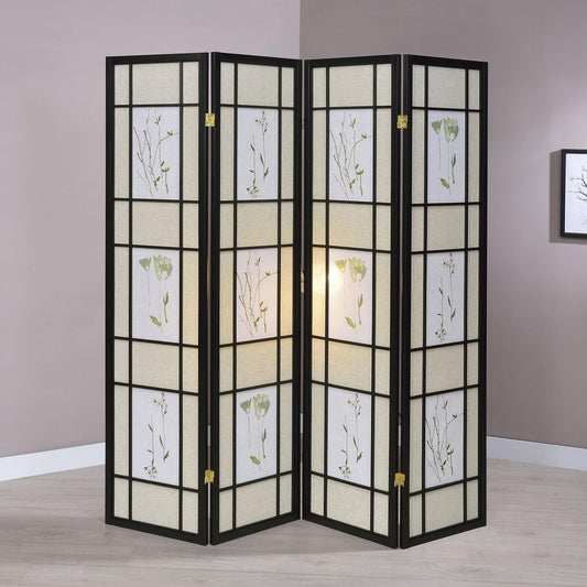 Catabella Room Divider in Black - Coaster Furniture