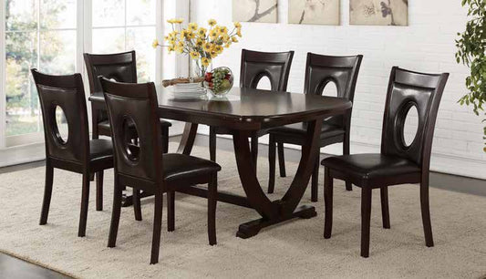 D512 Espresso Dining Set