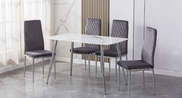 D073-GY Dining Set
