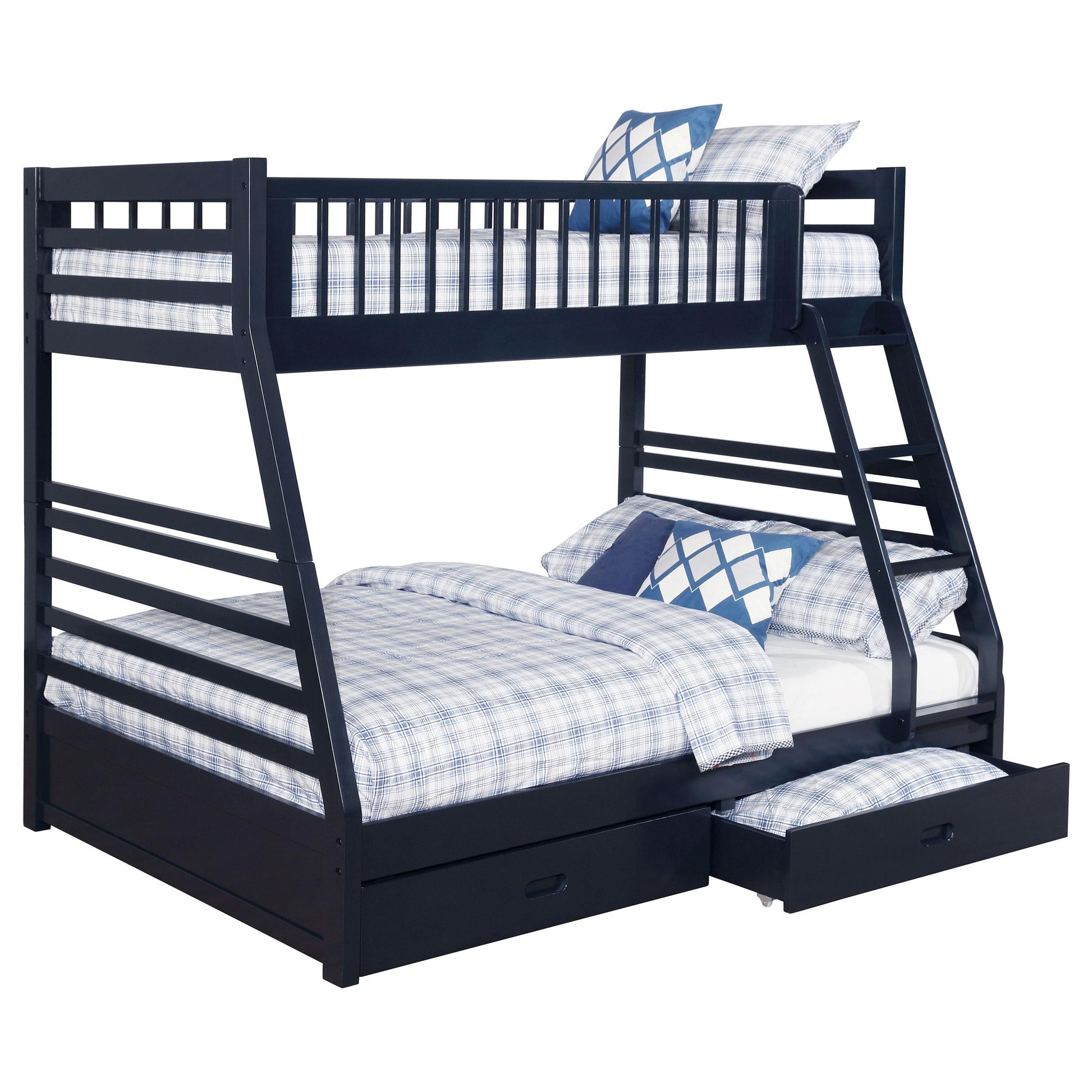 Ashton T/F Bunk Bed - Navy Blue