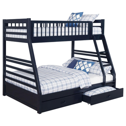 Ashton T/F Bunk Bed - Navy Blue