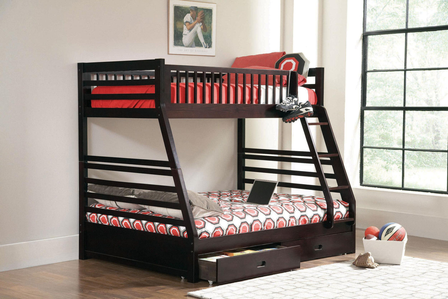 Ashton T/F Bunk Bed - Cappuccino