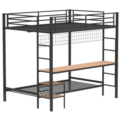 Bettoni F/T Workstation Bunk Bed - Matte Black