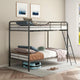 Carson T/T Bunk Bed - Glossy Black