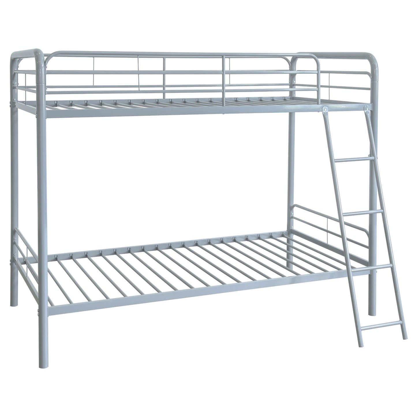Carson T/T Bunk Bed - Glossy Silver