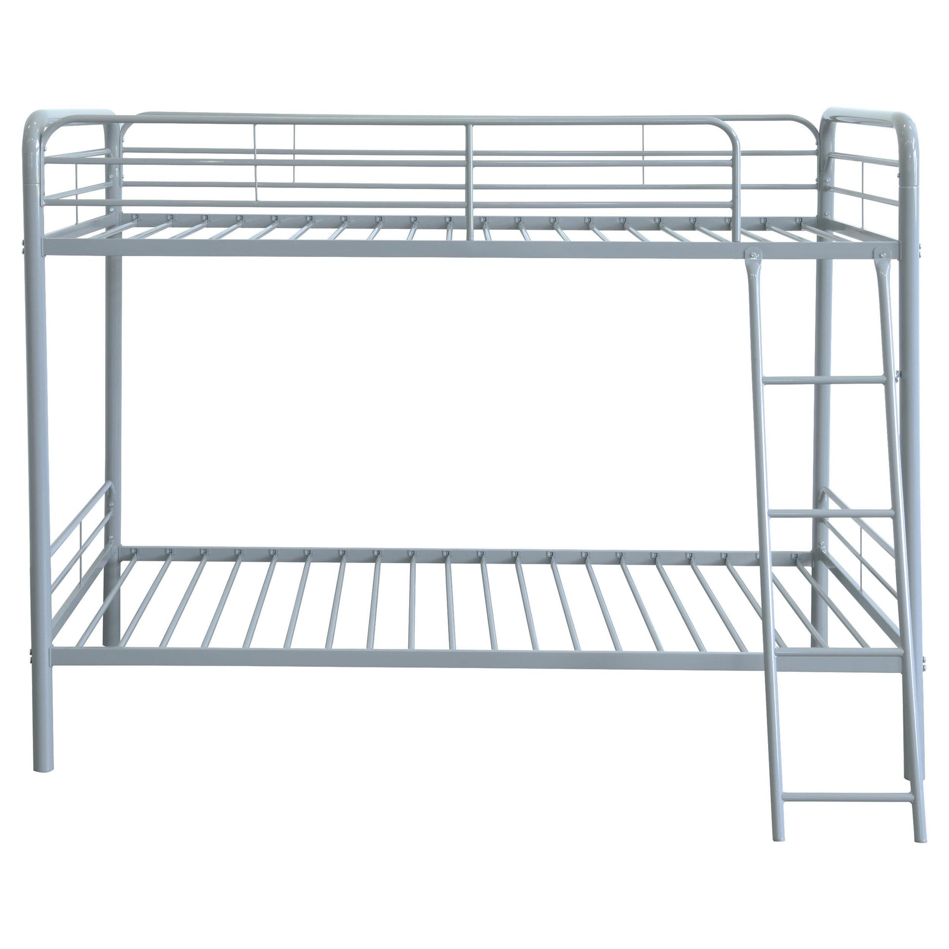 Carson T/T Bunk Bed - Glossy Silver