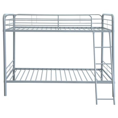 Carson T/T Bunk Bed - Glossy Silver