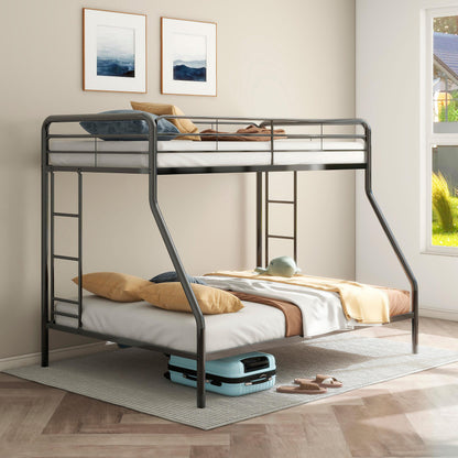 Carson T/F Bunk Bed - Glossy Black