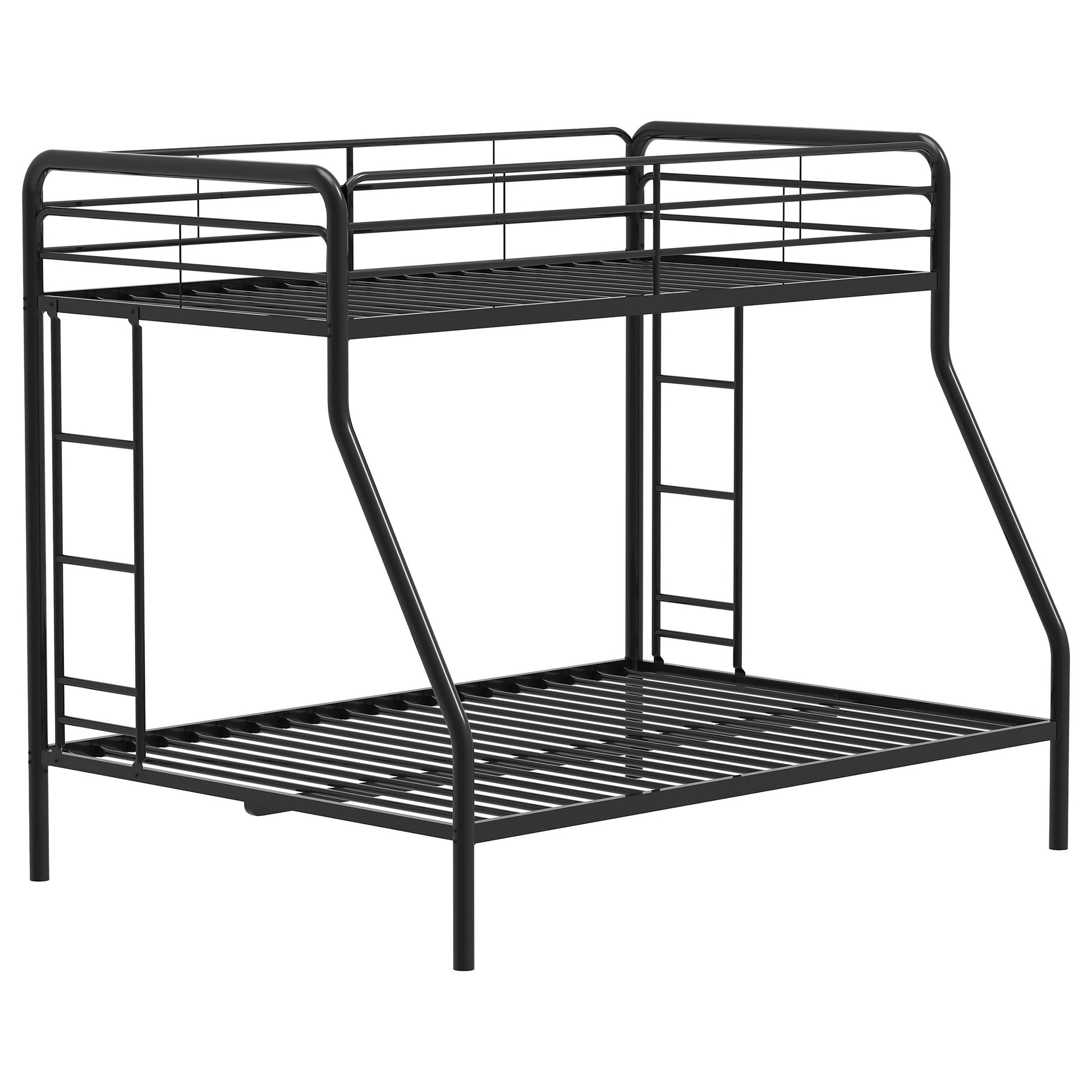 Carson T/F Bunk Bed - Glossy Black