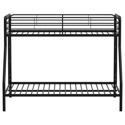 Carson T/F Bunk Bed - Glossy Black